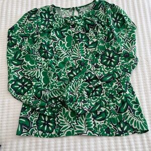 Loft Outlet Long Sleeve Floral Top